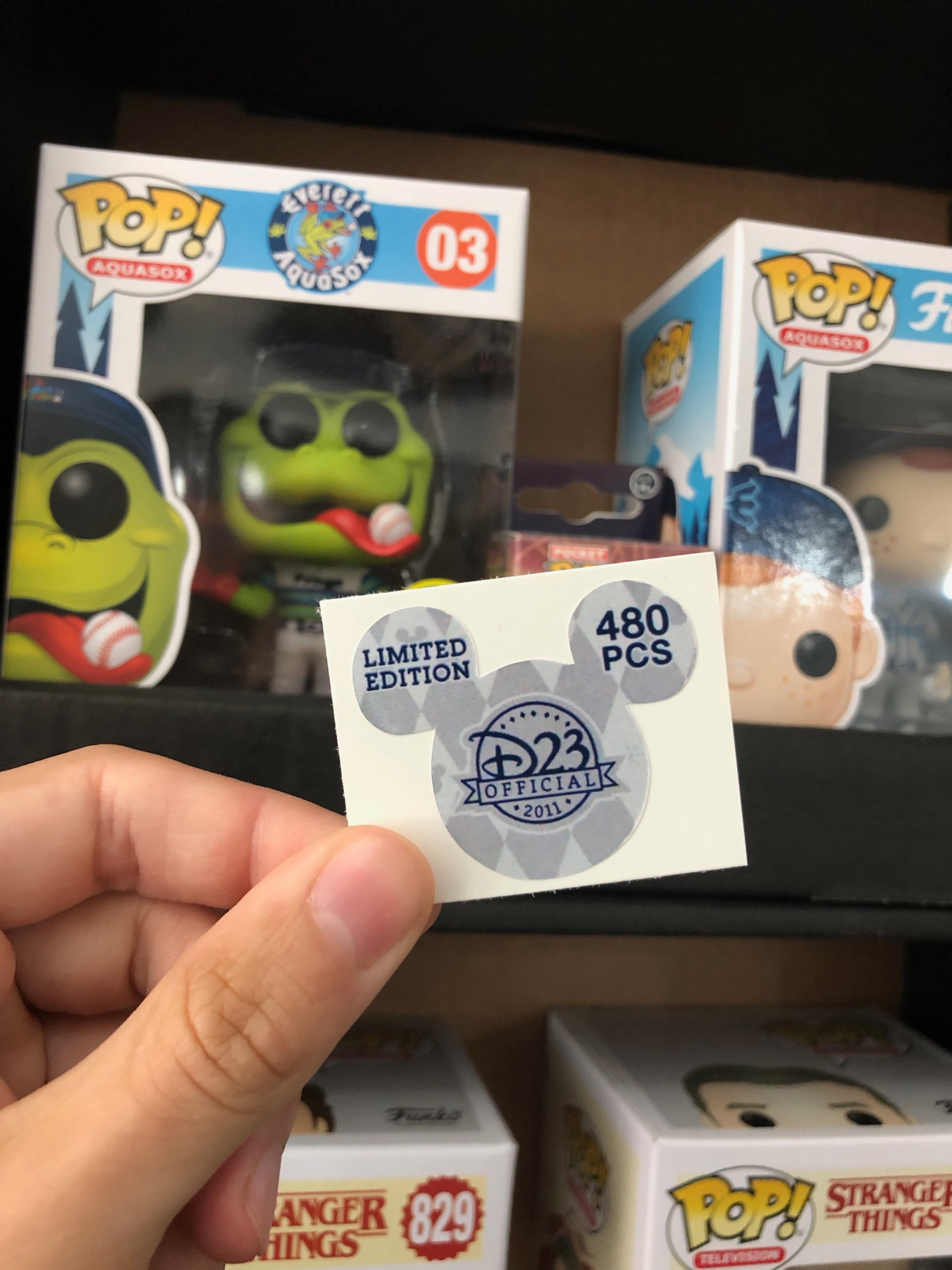 STICKER REPLACEMENT EXCLUSIVE LIMITED EDITION FUNKO POP 